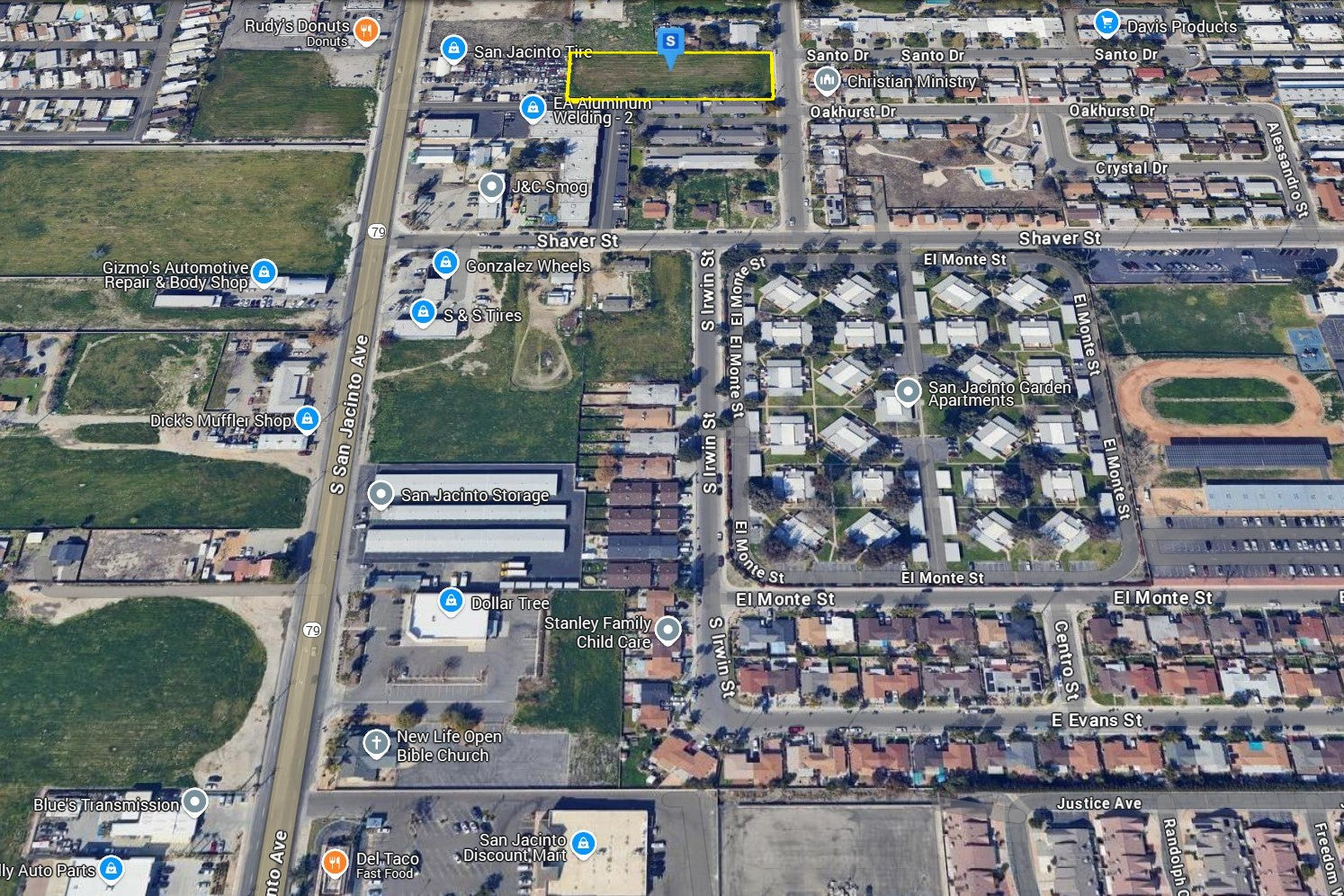 1.25 Acres San Jacinto, Riverside County, CA (Power, Water, & Paved Road)