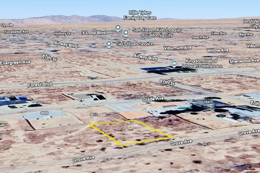 0.22 Acre California City, Kern County, CA (Power & Water)