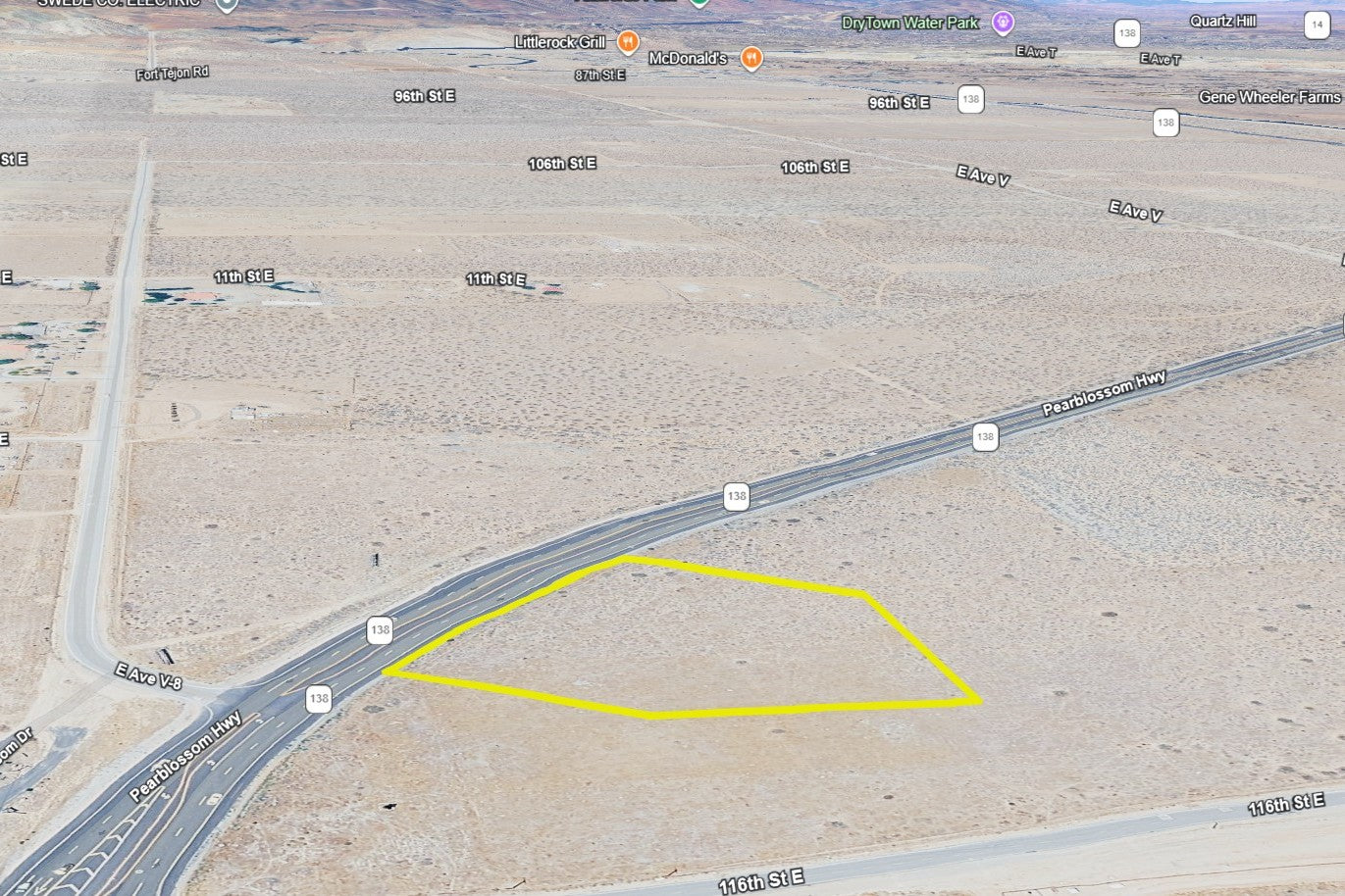 2.94 Acres Pearblossom, Los Angeles County, CA (Power & Paved Road)