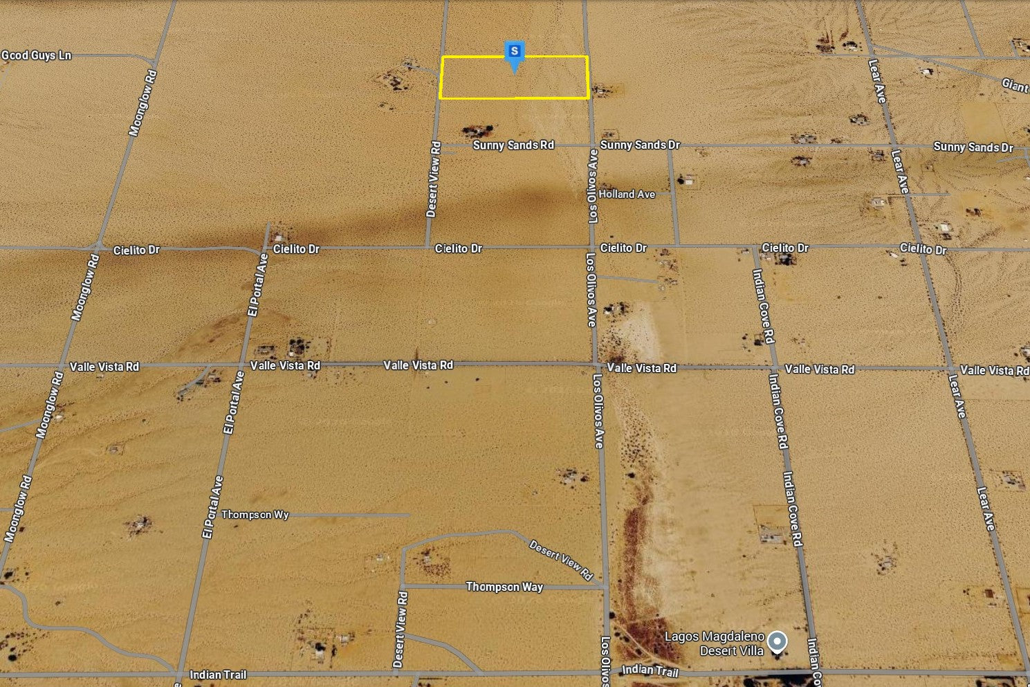 20 Acres Twentynine Palms, San Bernardino County, CA (Power & Water)