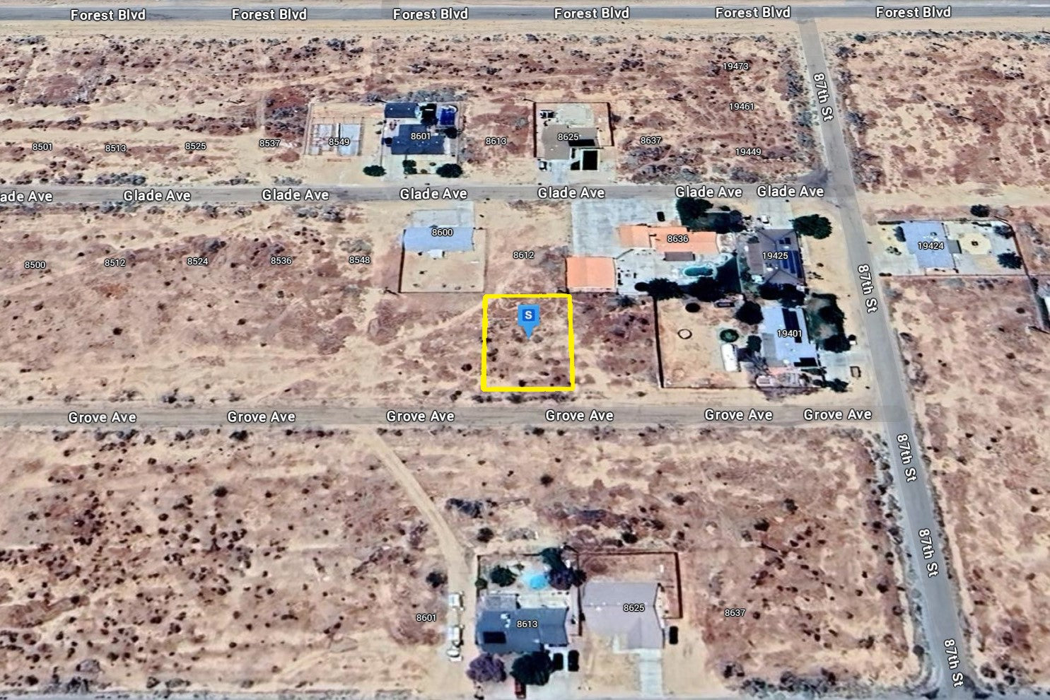 0.22 Acre California City, Kern County, CA (Power & Water)