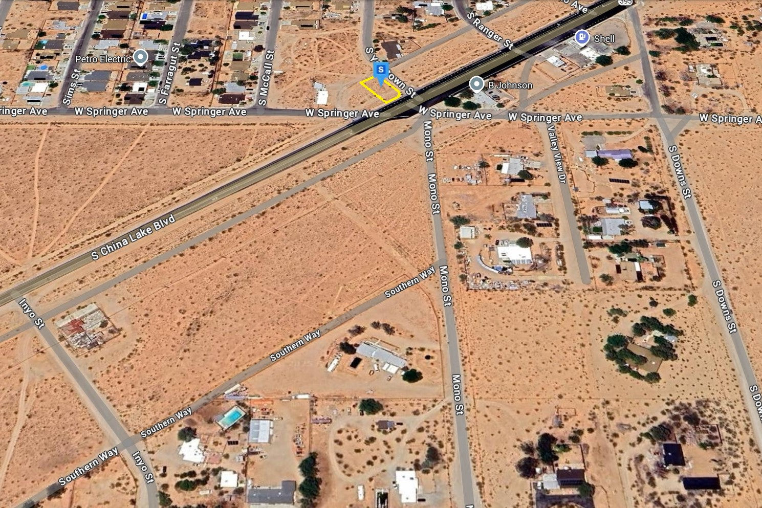 0.16 Acre Ridgecrest, Kern County, CA (Power, Water, & Paved Road)