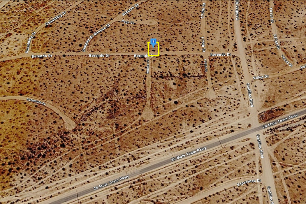 0.18 Acre California City, Kern County, CA