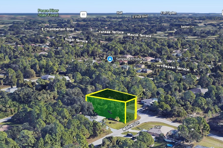 0.24 Acre North Port, Sarasota County, FL (Power & Paved Road)