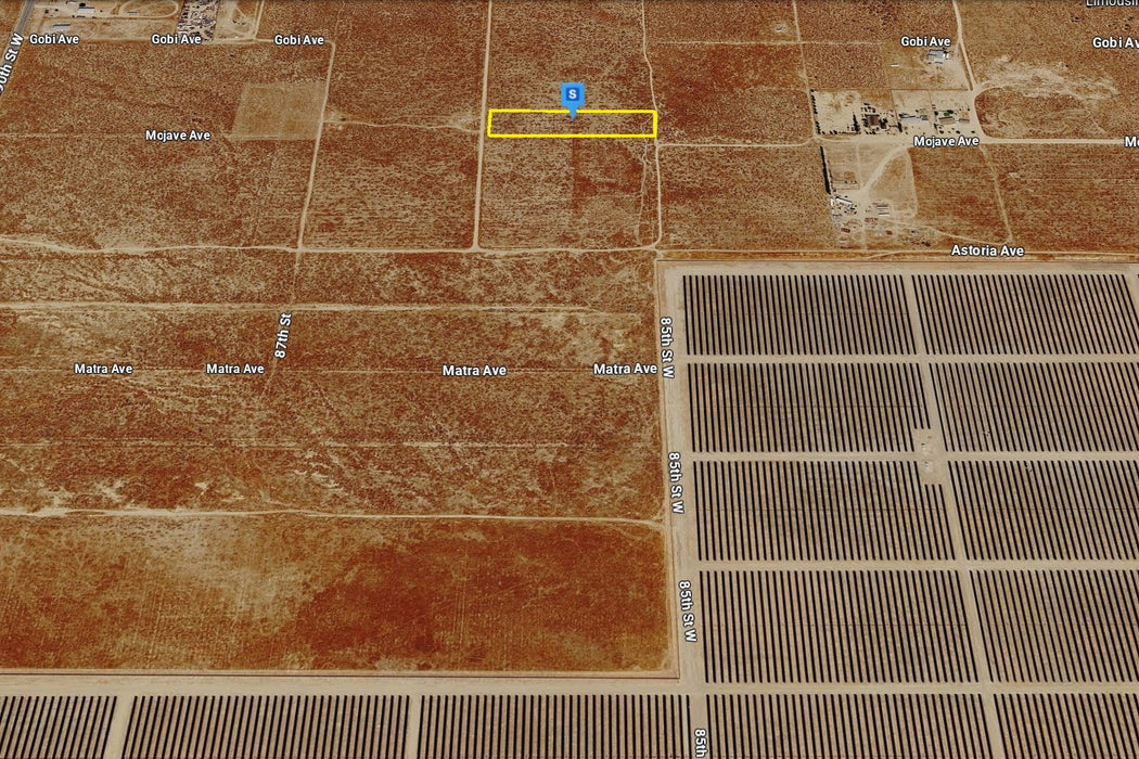 2.50 Acres Rosamond, Kern County, CA
