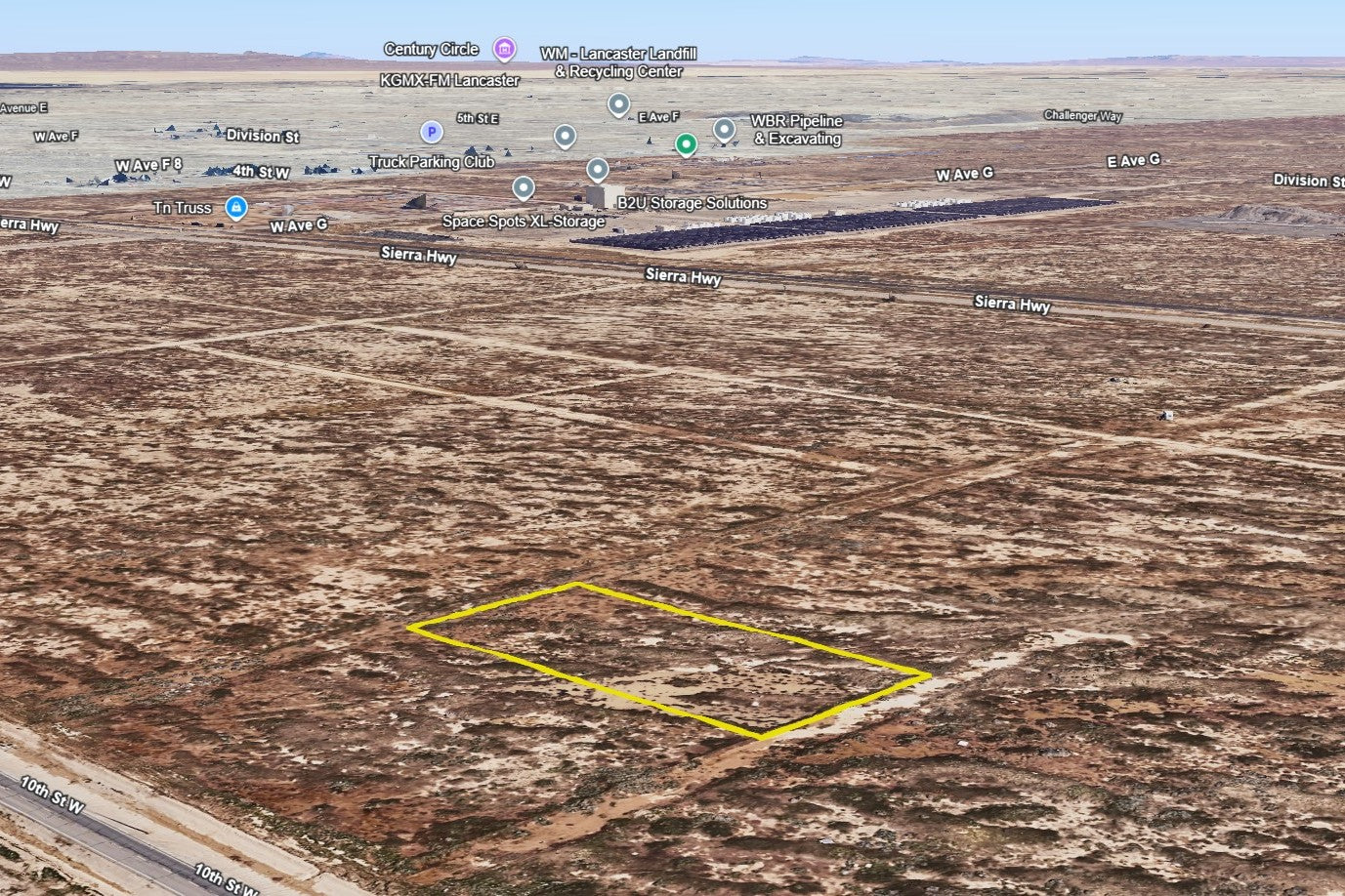 1.14 Acres Lancaster, Los Angeles County, CA (Commercial Lot & Power)