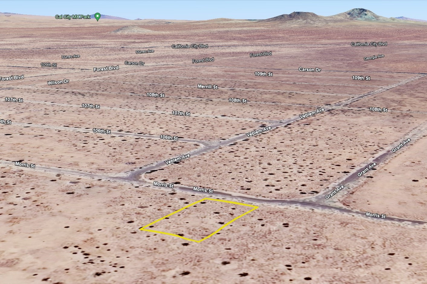 0.25 Acre California City, Kern County, CA