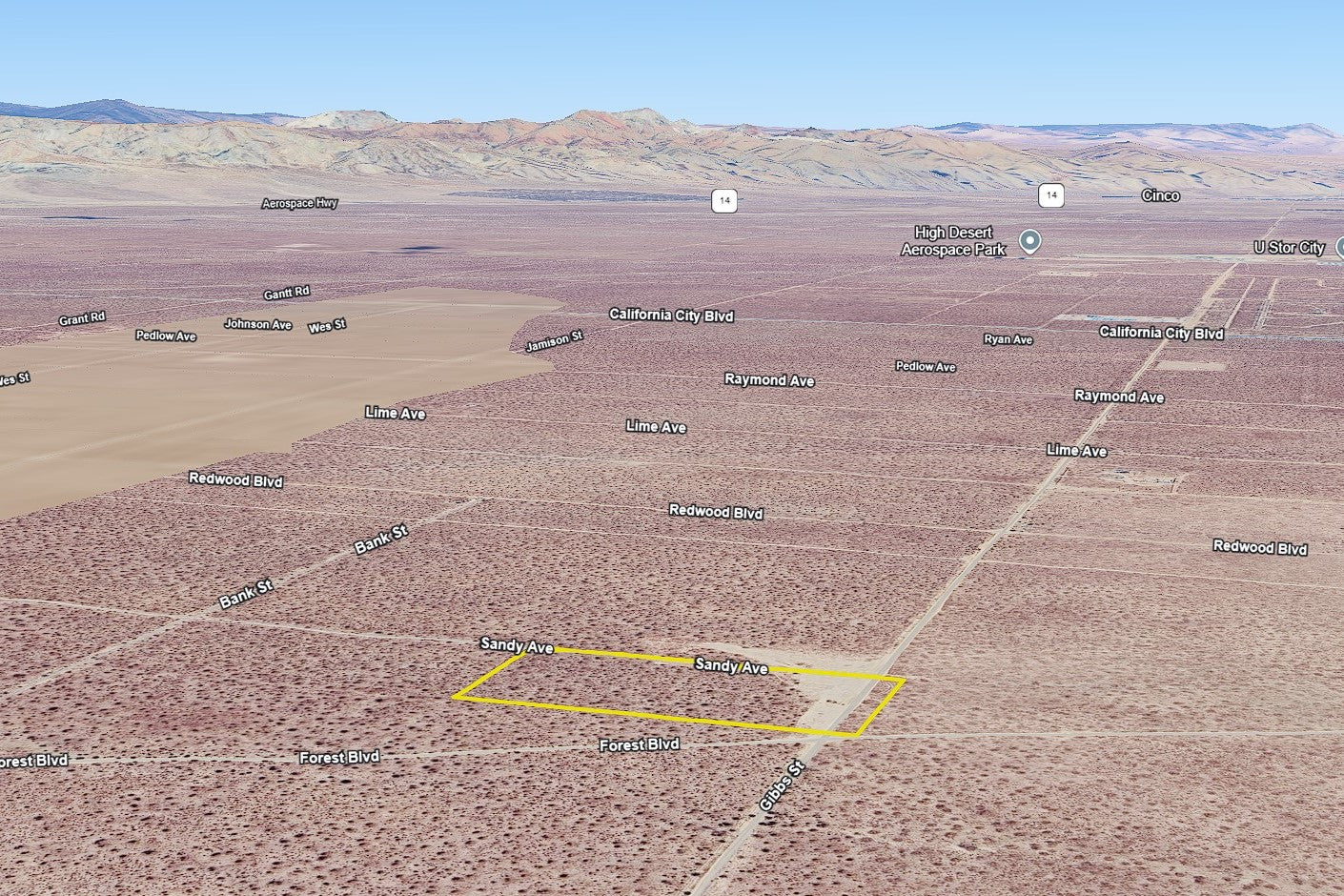 5 Acres California City, Kern County, CA