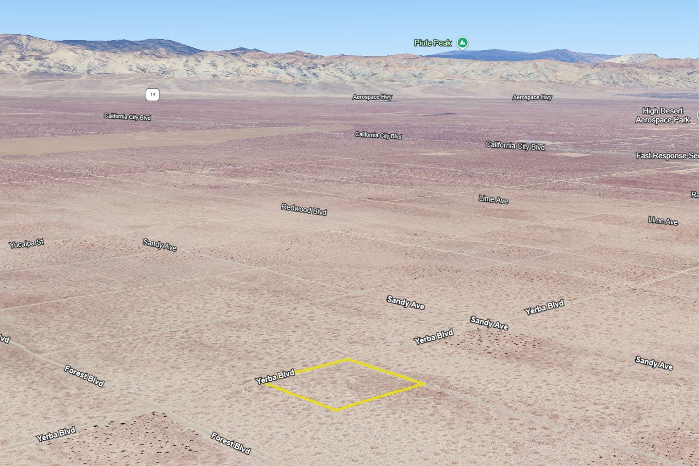 2.52 Acres California City, Kern County, CA