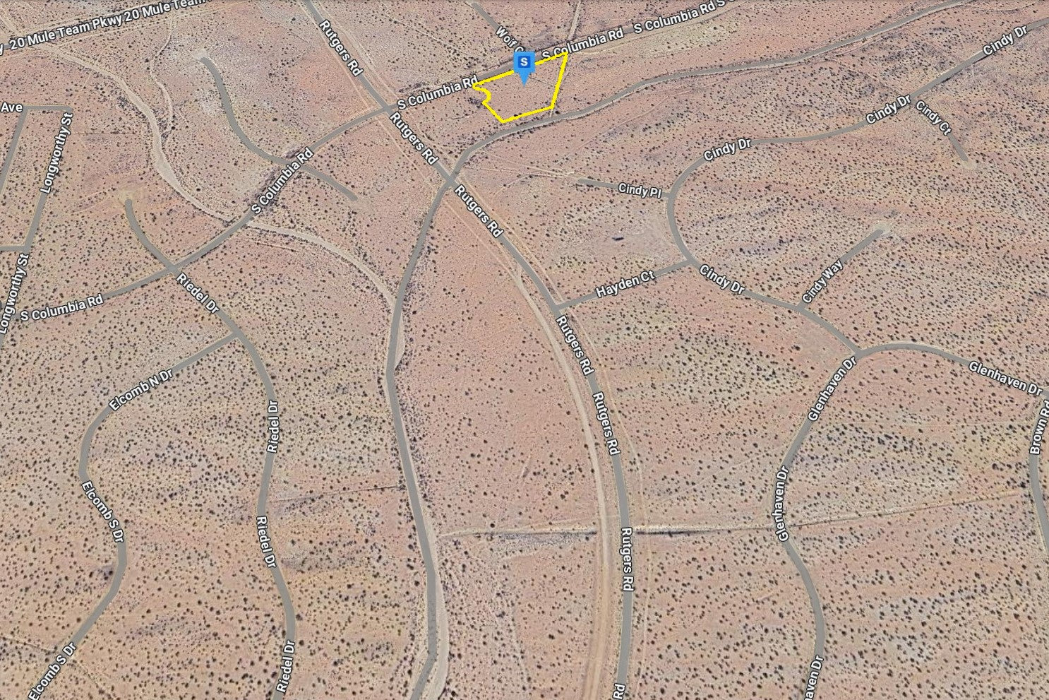 2.38 Acres California City, Kern County, CA