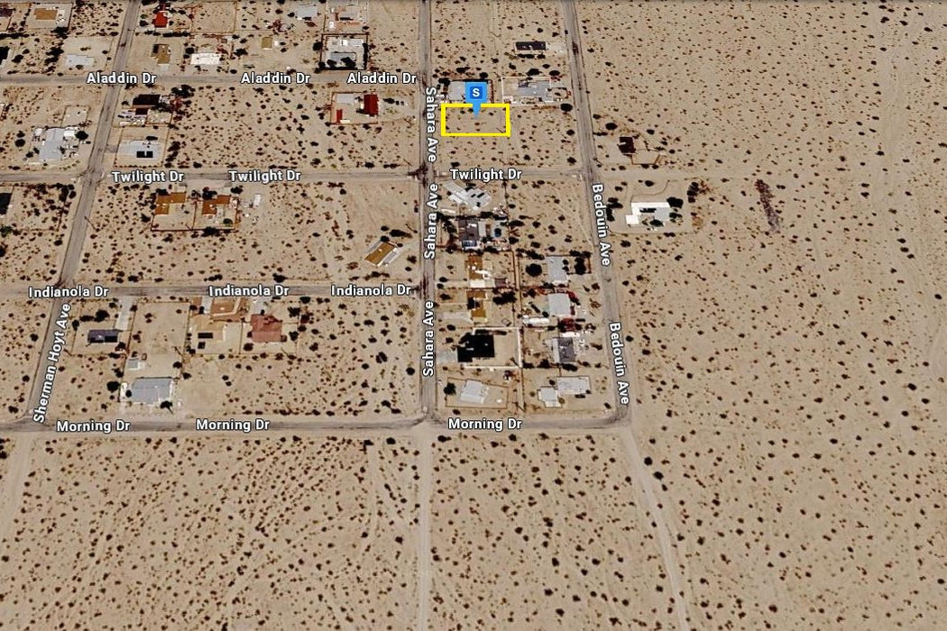 0.31 Acre Twentynine Palms, San Bernardino County, CA (Power, Water, & Paved Road)