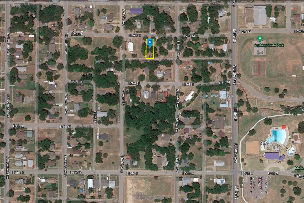 0.14 Acre Cushing, Payne County, OK (Power, Water, & Paved Road)