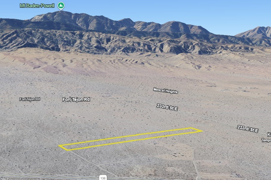 10 Acres Llano, Los Angeles County, CA