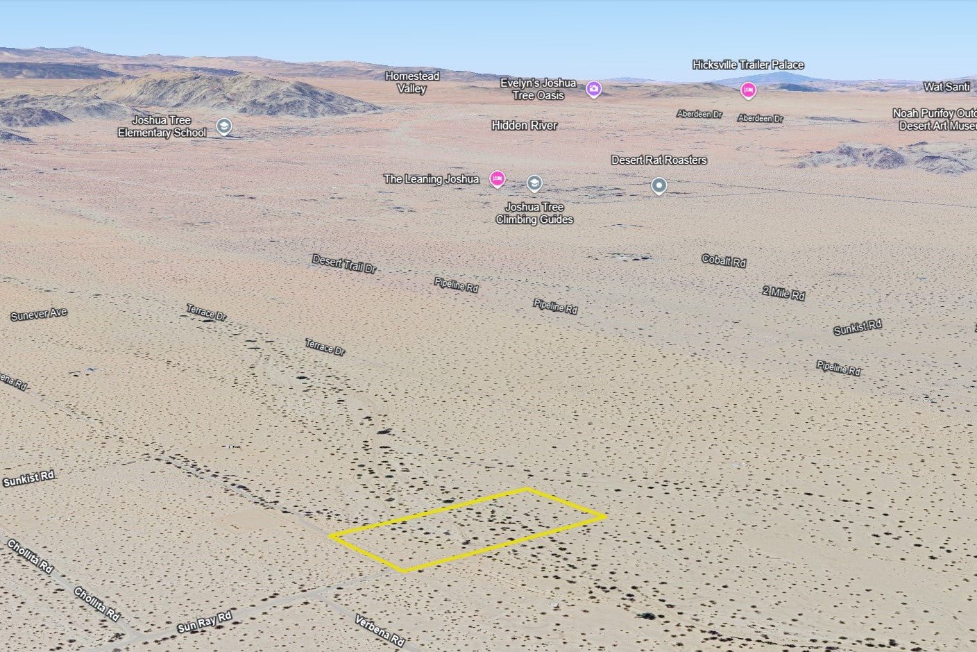 4.78 Acres Joshua Tree, San Bernardino County, CA