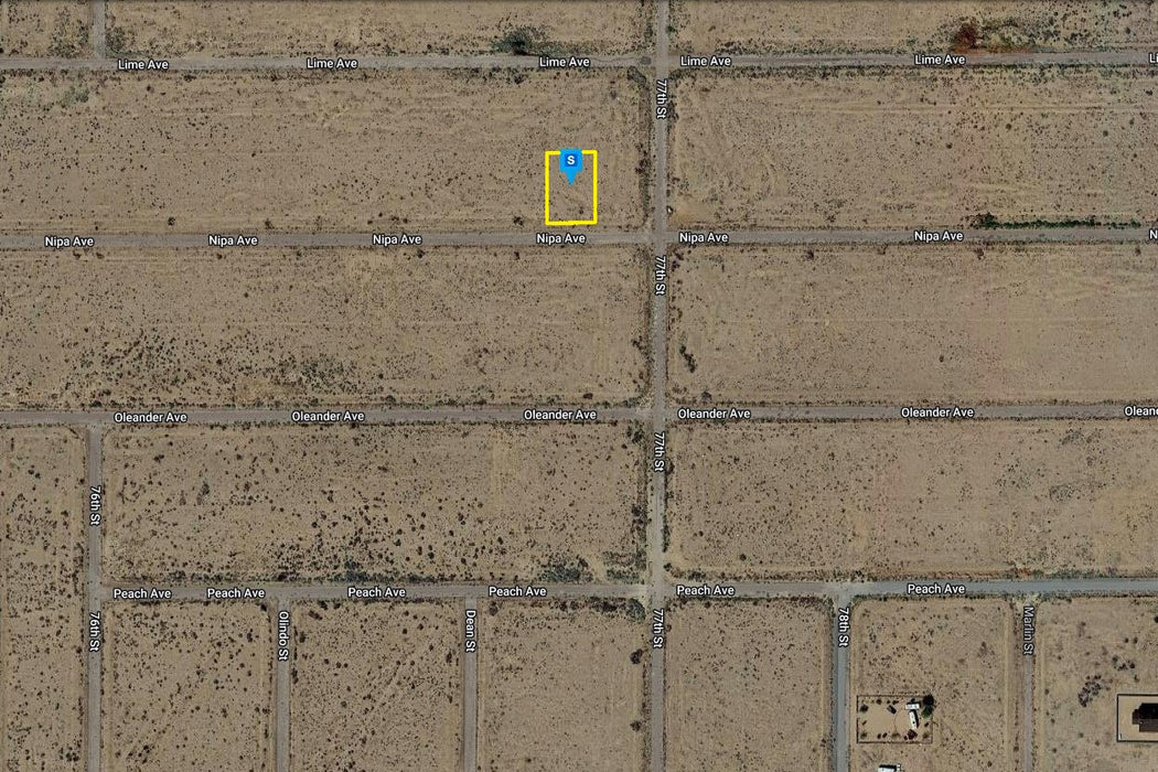 0.23 Acre California City, Kern County, CA