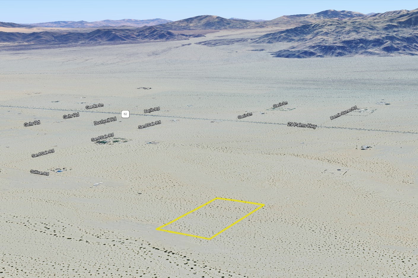 5 Acres Twentynine Palms, San Bernardino County, CA