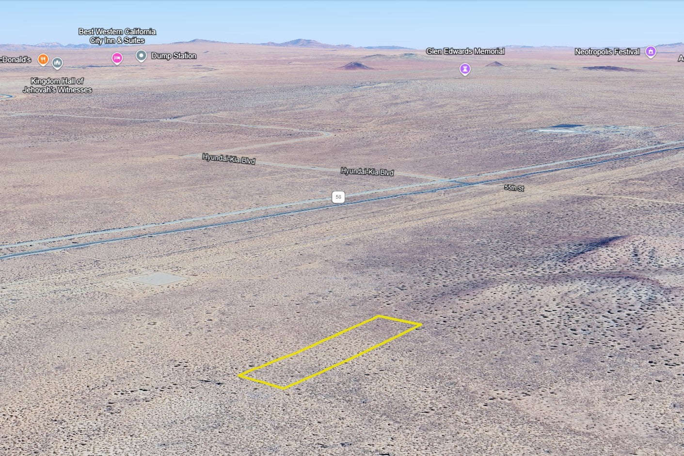 2.56 Acres Mojave, Kern County, CA