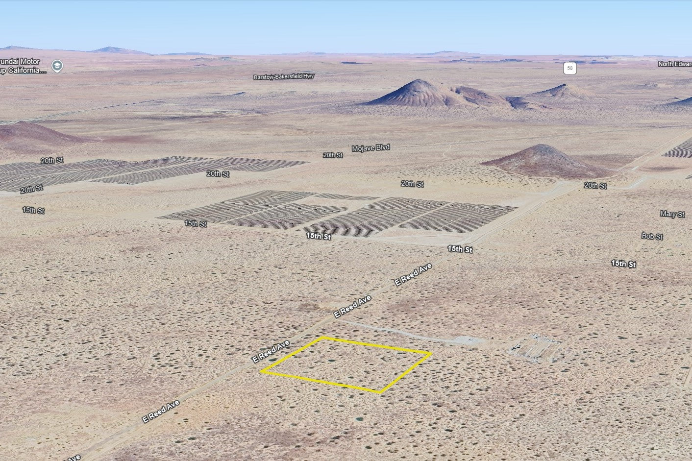 2.50 Acres Mojave, Kern County, CA