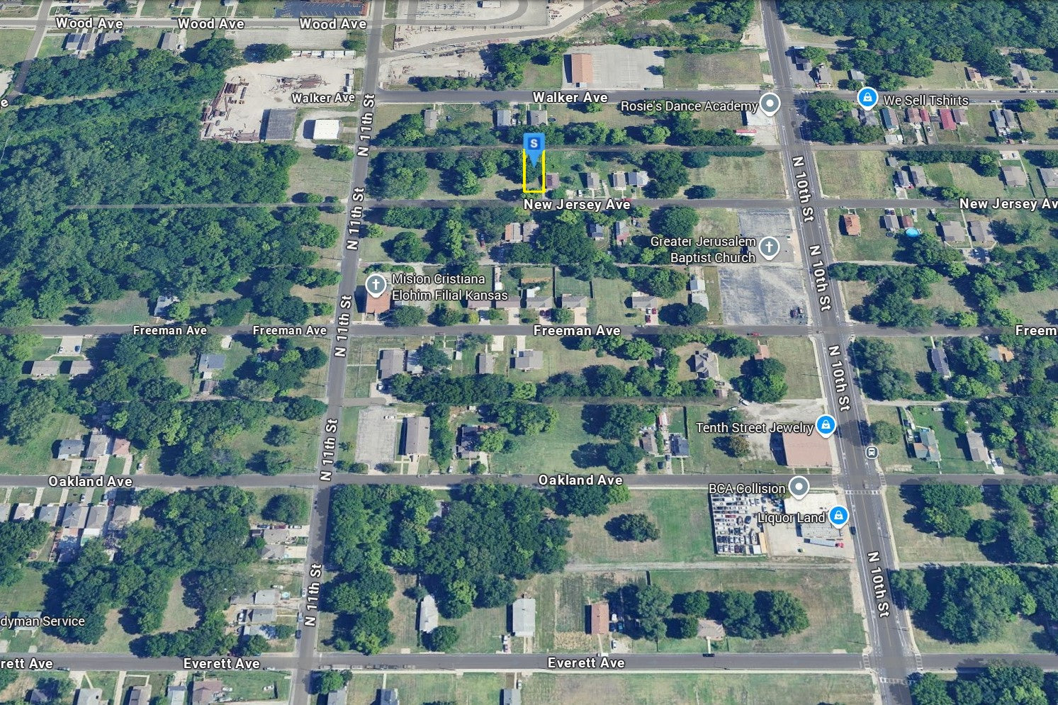 0.11 Acre Kansas City, Wyandotte County, KS (Power, Water, & Paved Road)