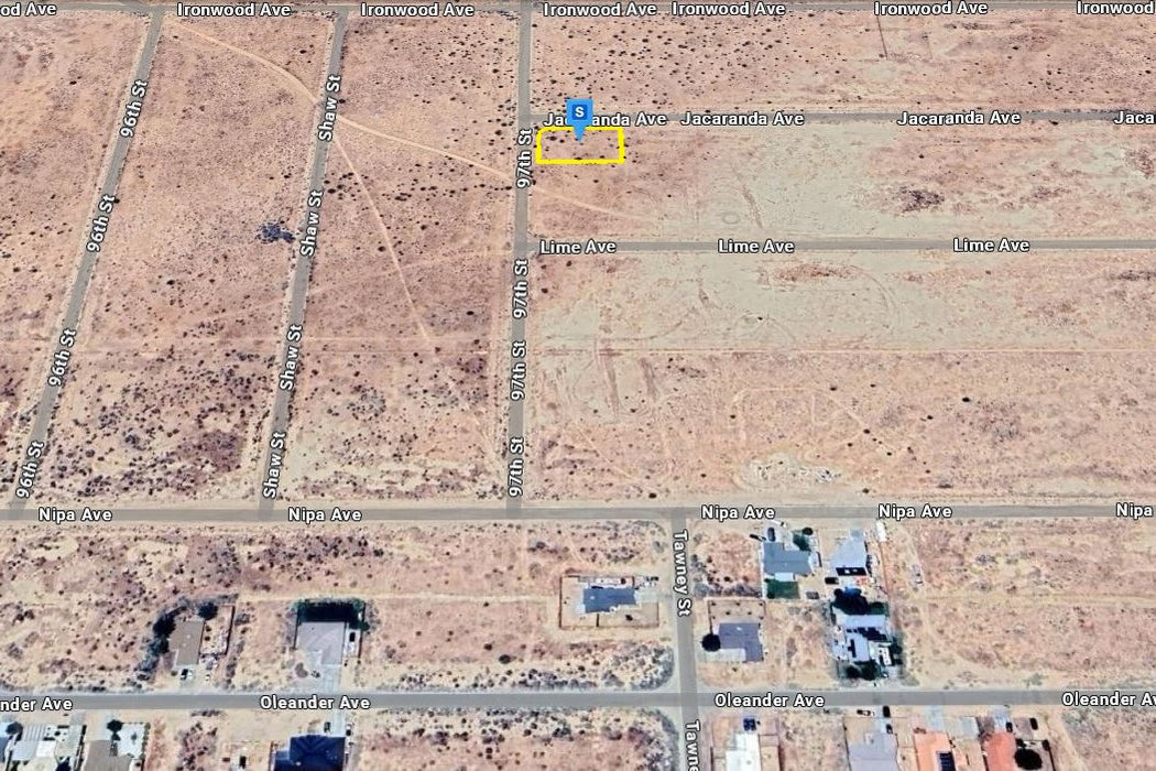 0.29 Acre California City, Kern County, CA (Water)