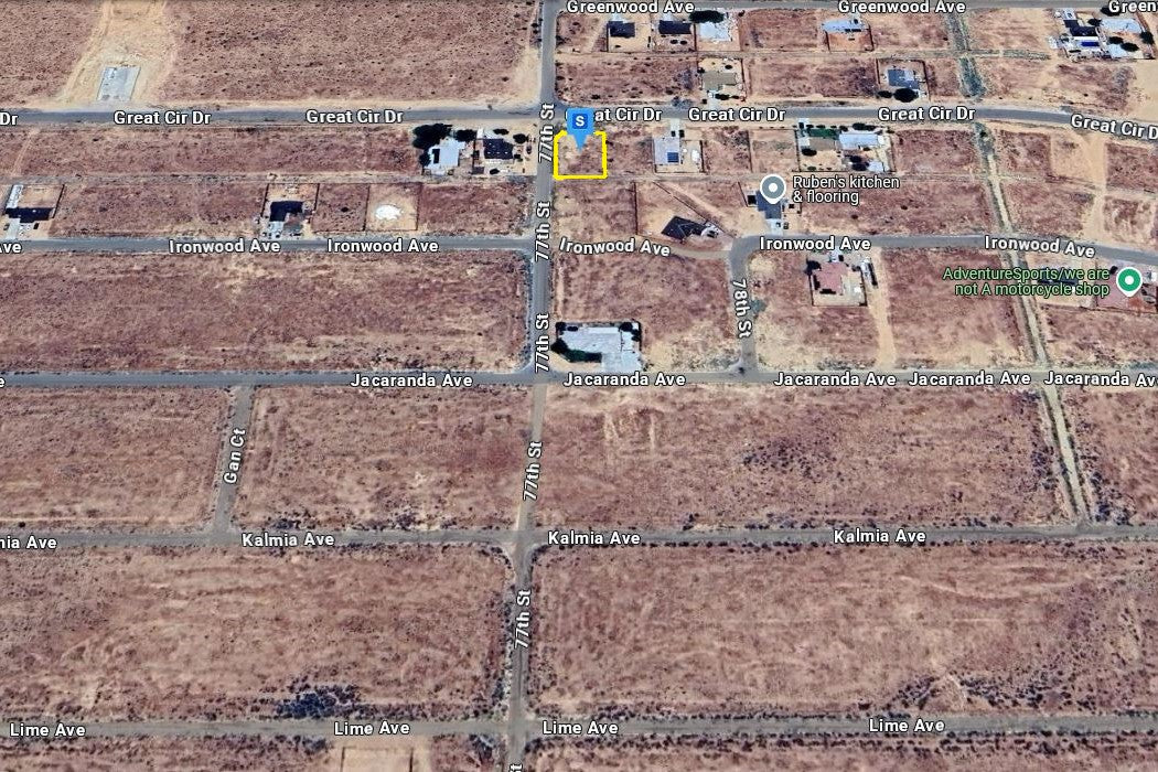 0.23 Acre California City, Kern County, CA (Power, Water, & Paved Road)