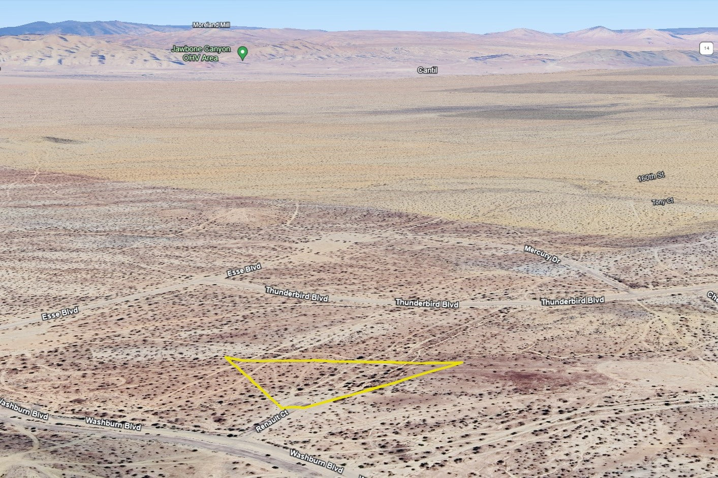 2.50 Acres California City, Kern County, CA