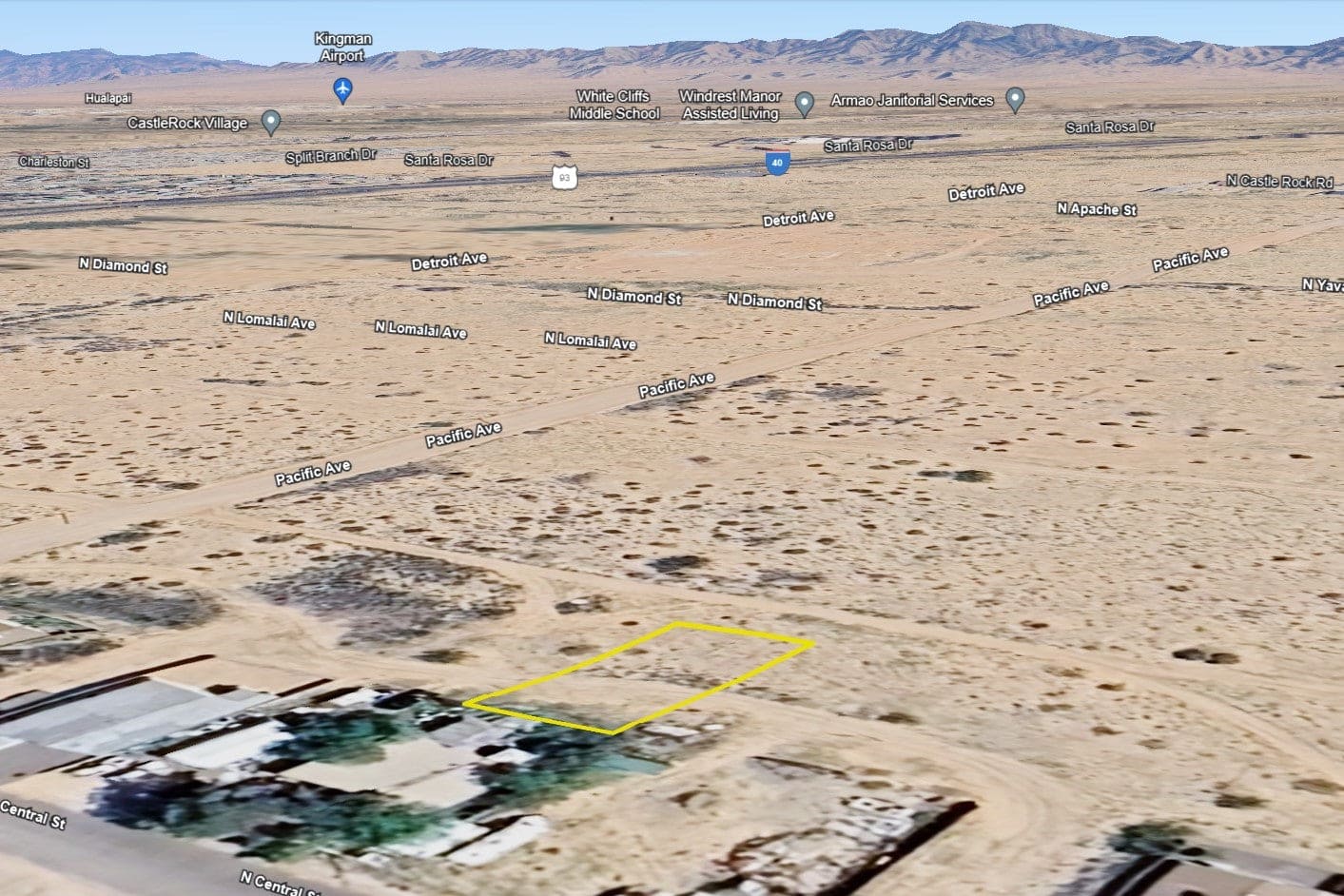 0.11 Acre Kingman, Mohave County, AZ (Power & Water)