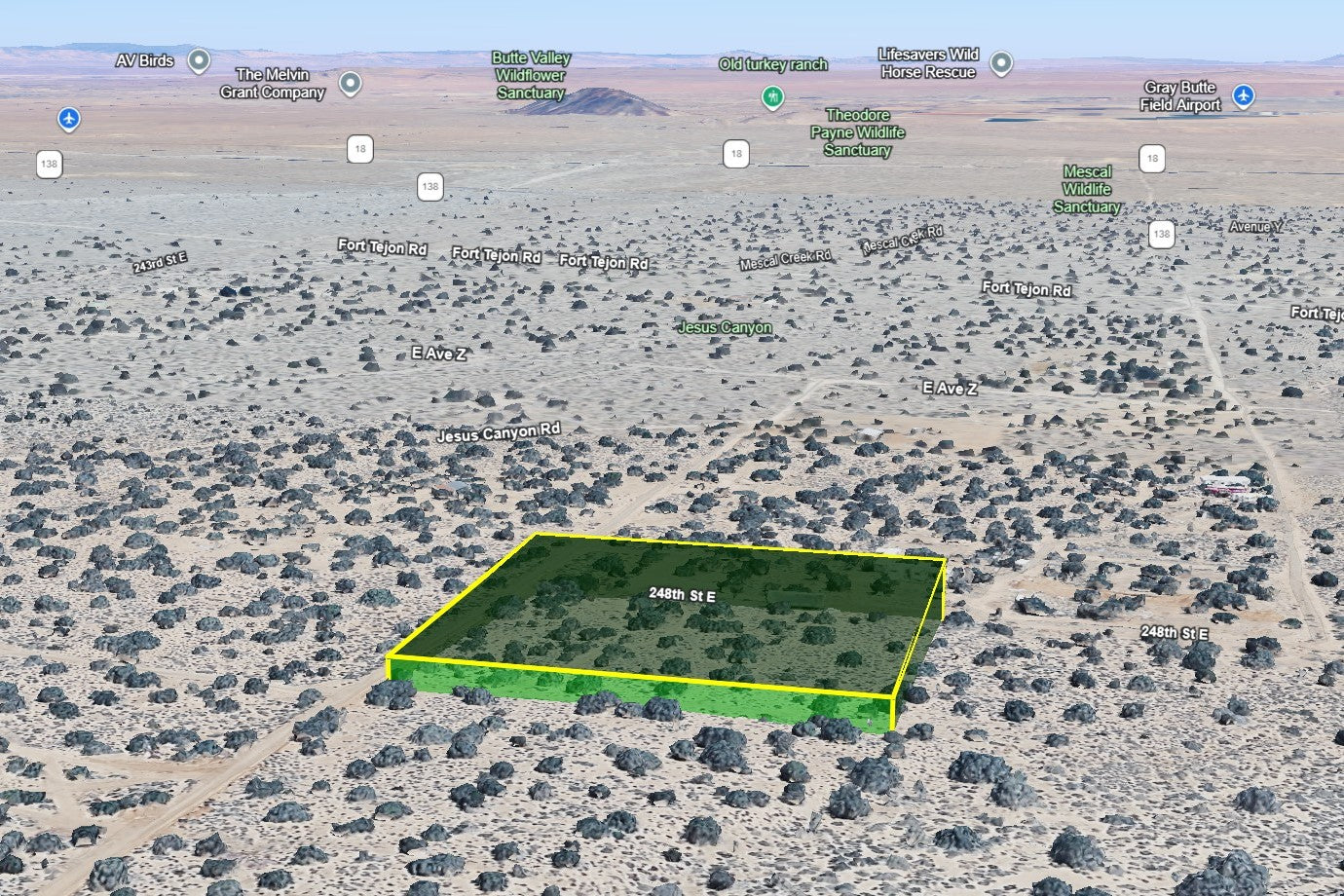 2.50 Acres Llano, Los Angeles County, CA