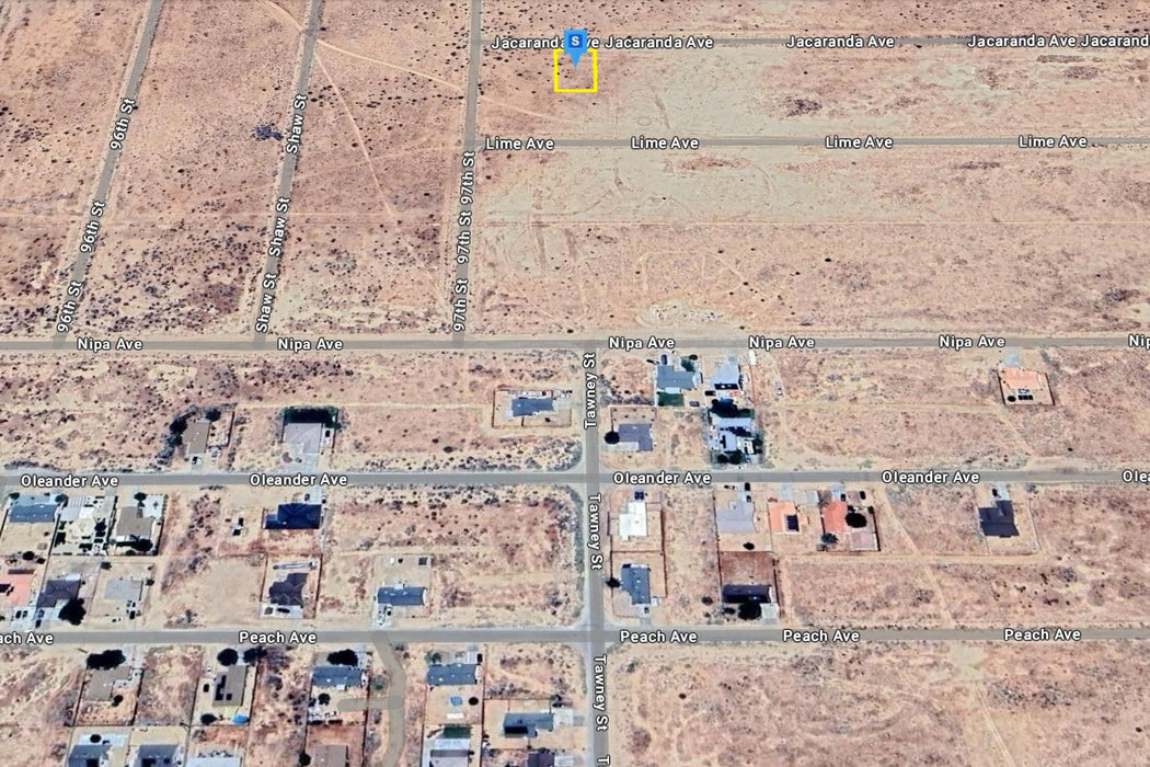 0.25 Acre California City, Kern County, CA (Water)