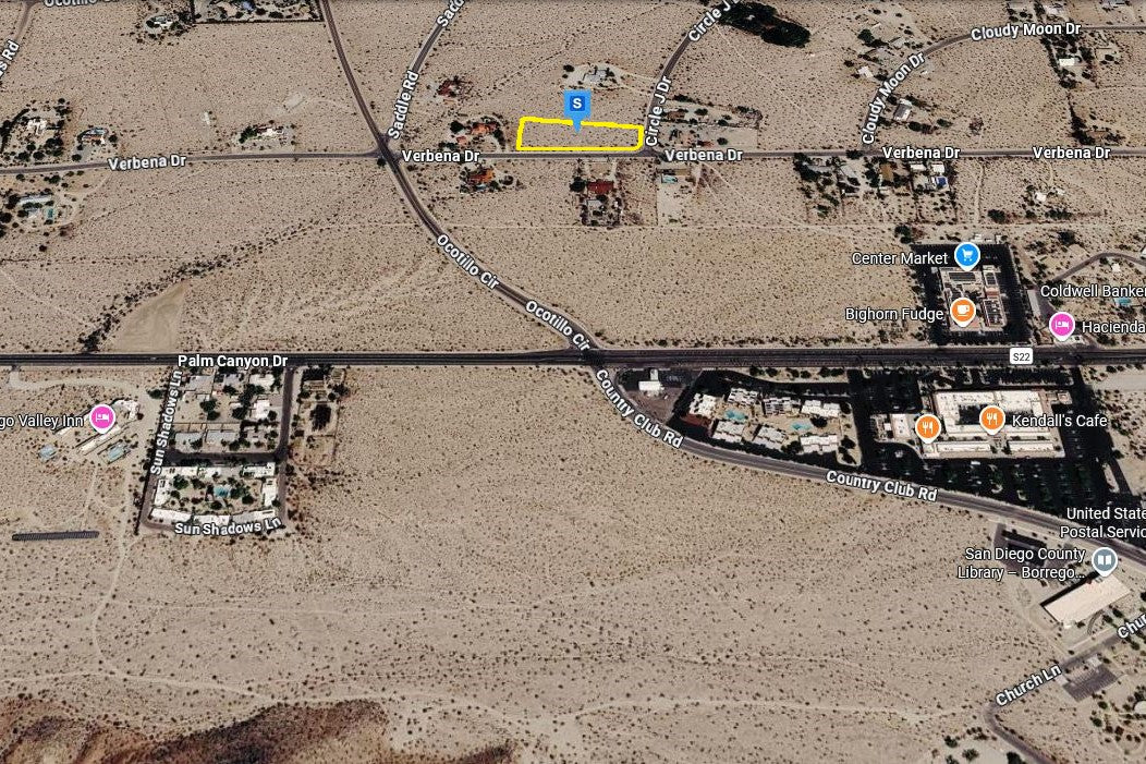 1.47 Acres Borrego Springs, San Diego County, CA (Power, Water, & Paved Road)