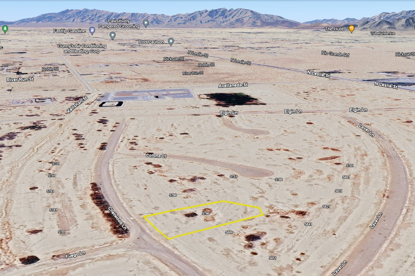 0.3160 Acre Pahrump, Nye County, NV