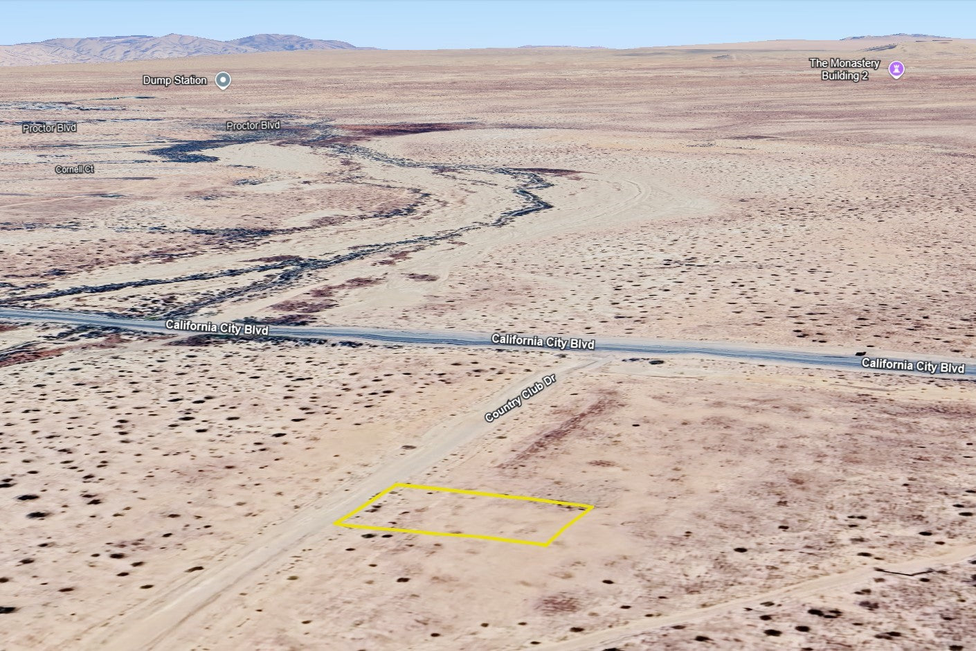 0.22 Acre California City, Kern County, CA (Power)