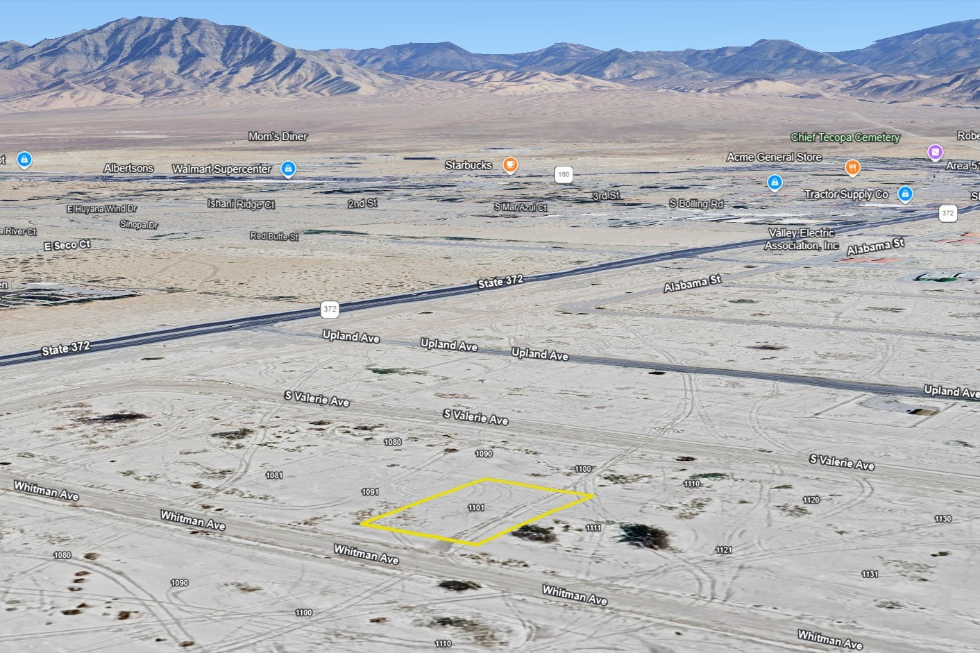 0.20 Acre Pahrump, Nye County, NV (Power)