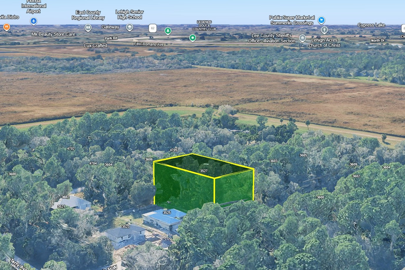 0.25 Acre Lehigh Acres, Lee County, FL (Power & Paved Road)