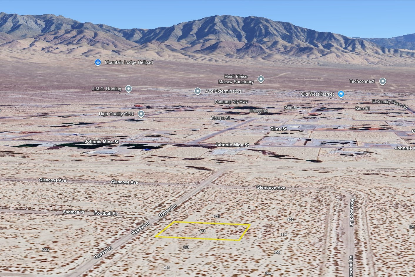 0.2140 Acre Pahrump, Nye County, NV