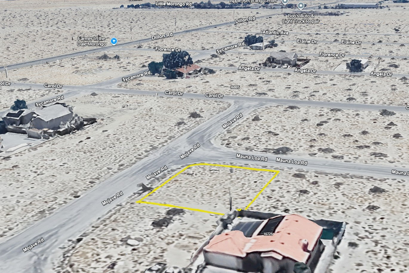 0.18 Acre Desert Hot Springs, Riverside County, CA (Power, Water, & Paved Road)