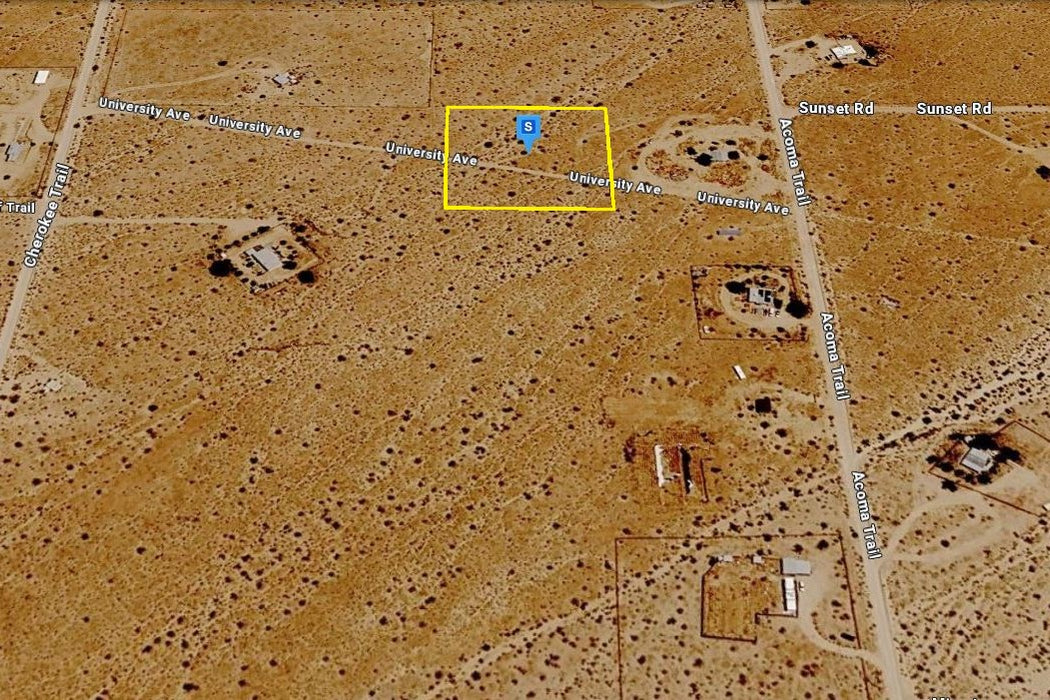 2.07 Acres Landers, San Bernardino County, CA (Power)
