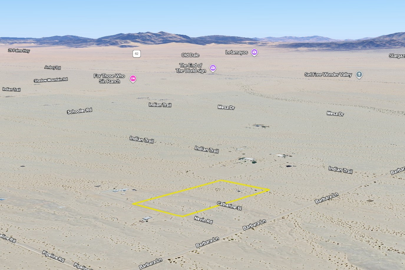 5 Acres Twentynine Palms, San Bernardino County, CA (Power)