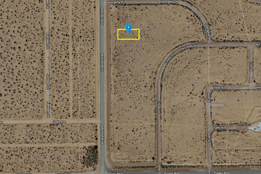 0.22 Acre California, Kern County, CA (Paved Road)