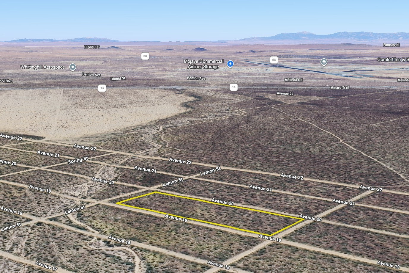 2.75 Acres Mojave, Kern County, CA