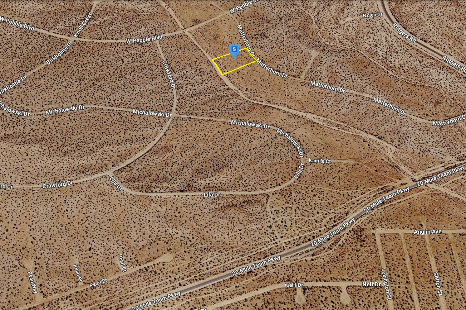 1.96 Acres California City, Kern County, CA