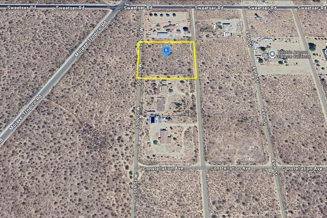 2.48 Acres Rosamond, Kern County, CA (Power)