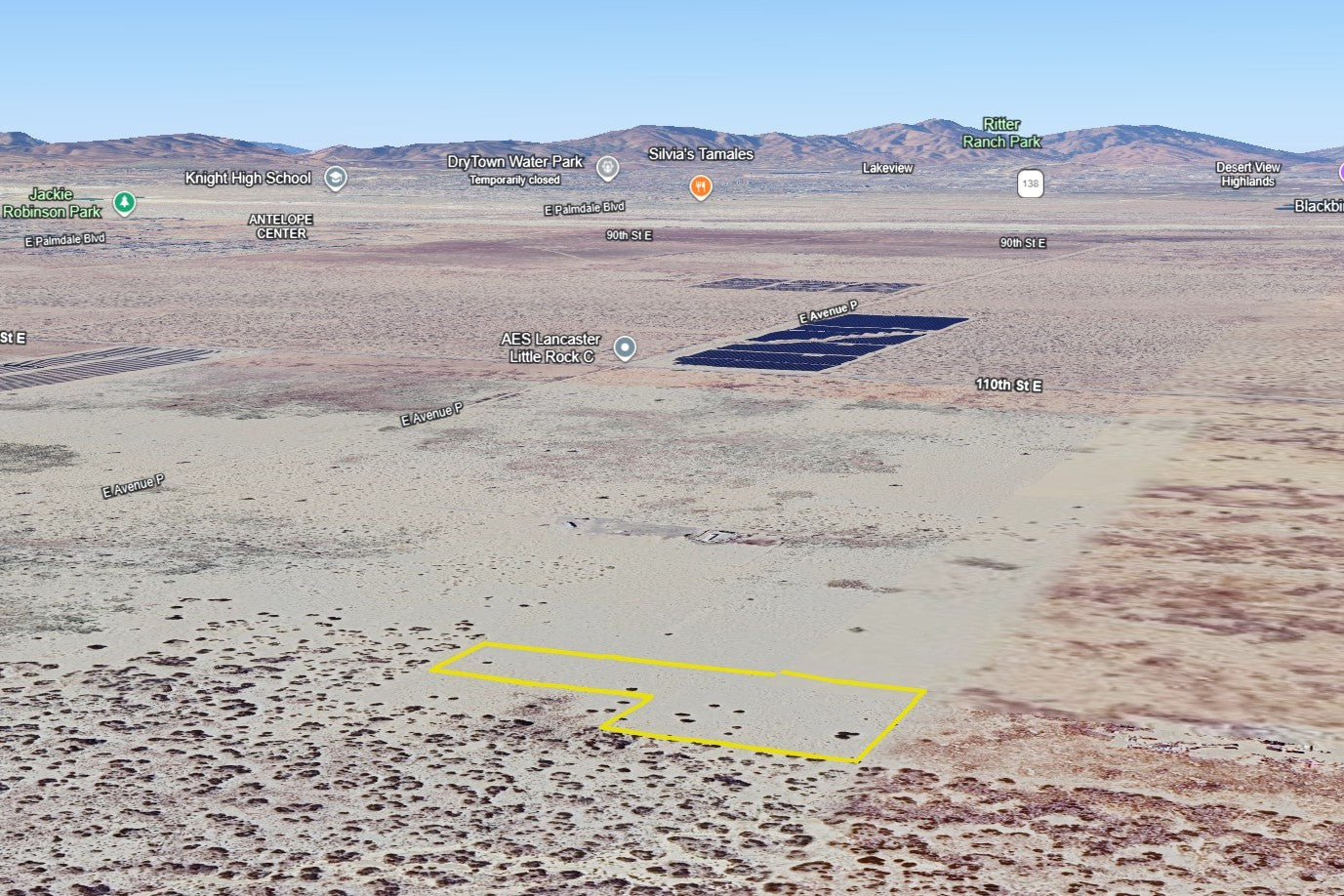 3.75 Acres Palmdale, Los Angeles County, CA (Commercial Lot)