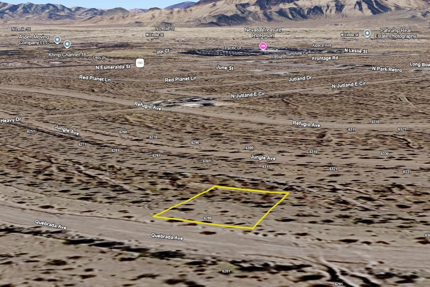 0.1240 Acre Pahrump, Nye County, NV (Power)