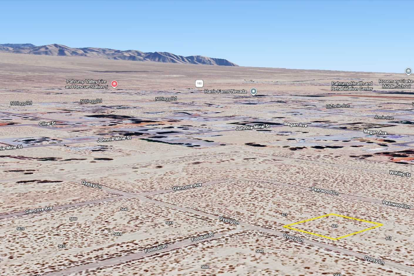 0.2140 Acre Pahrump, Nye County, NV