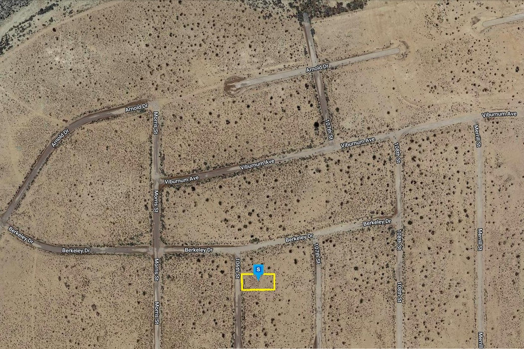 0.17 Acre California City, Kern County, CA