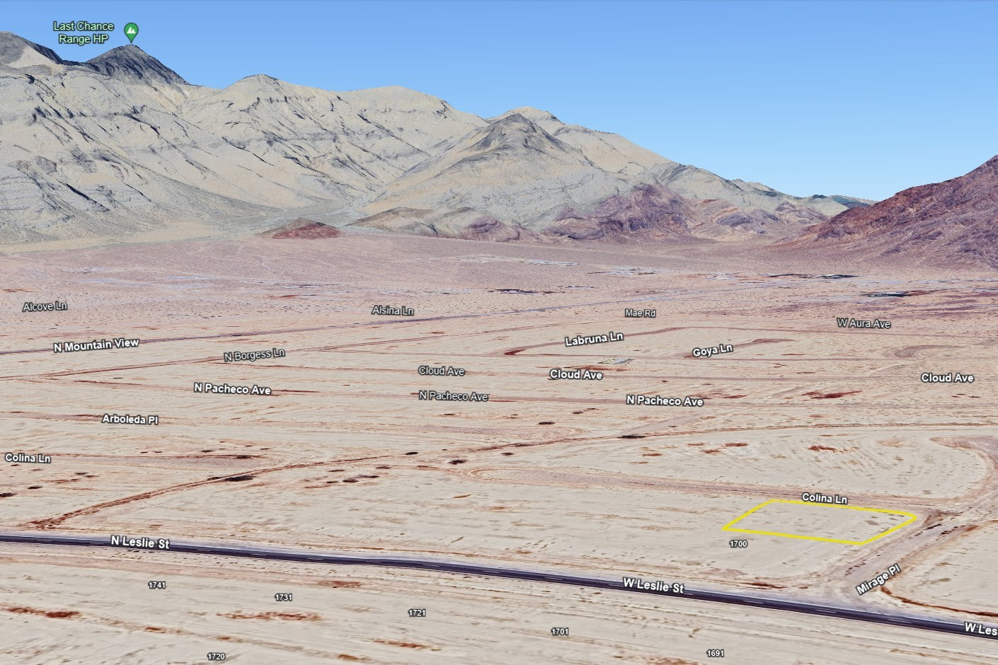 0.2880 Acre Pahrump, Nye County, NV