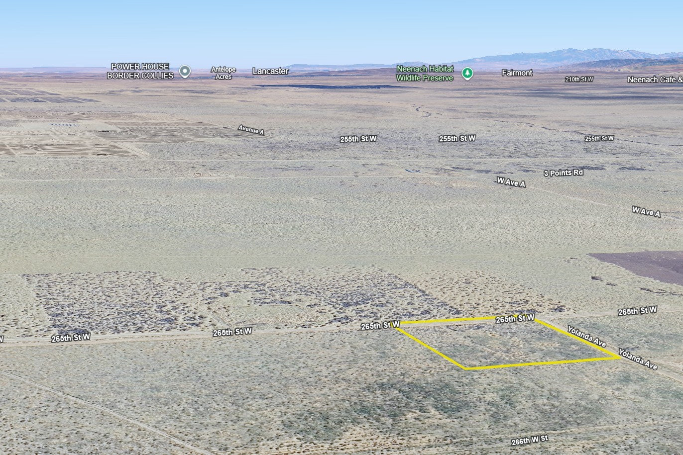 2.52 Acres Rosamond, Kern County, CA (Power)