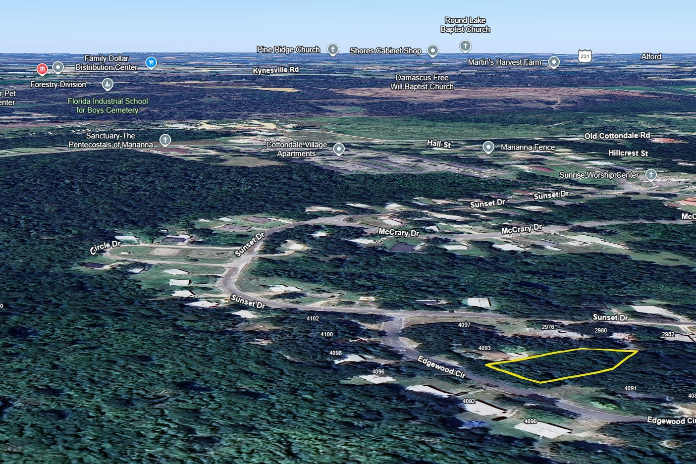 0.23 Acre Marianna, Jackson County, FL (Power, Water, & Paved Road)