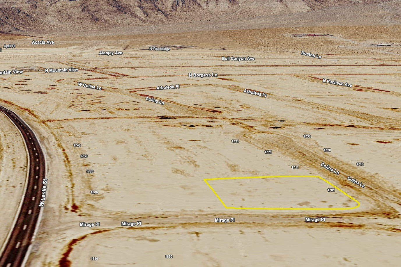 0.2880 Acre Pahrump, Nye County, NV